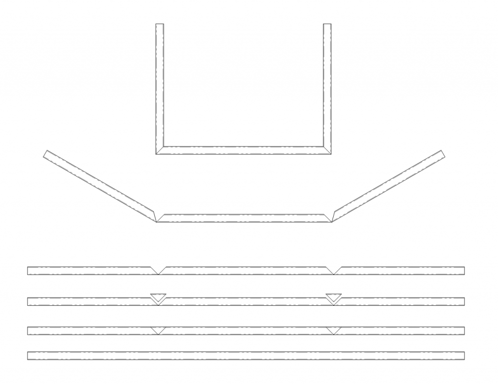 One piece construction made possible by tube laser